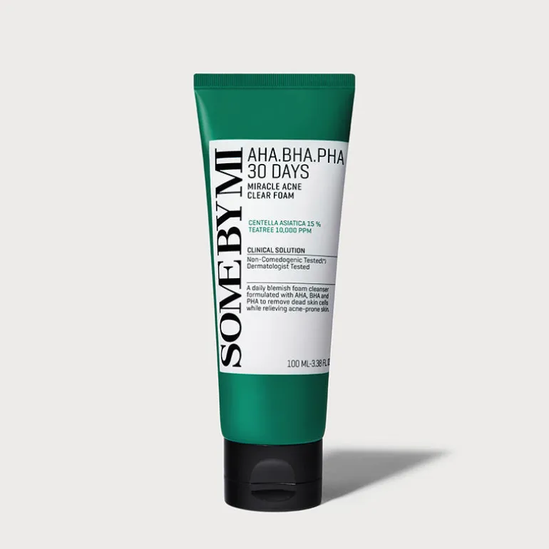 AHA BHA PHA 30 Days Miracle Acne Clear Foam