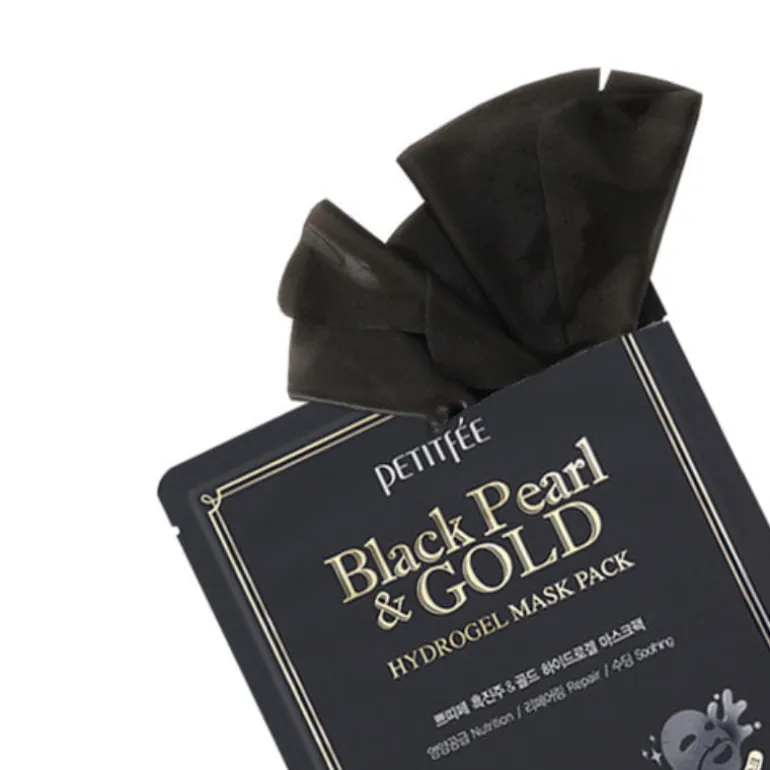 Black Pearl & Gold Hydrogel Mask Pack