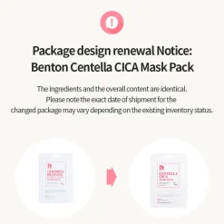 Centella Cica Mask Pack