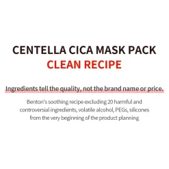 Centella Cica Mask Pack