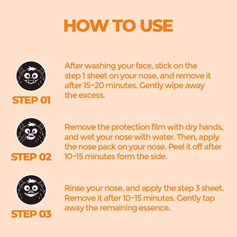 Goblin Blackhead 3-Step Nose Pack
