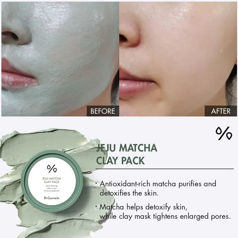 Jeju Matcha Clay Pack
