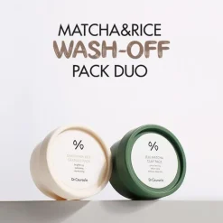 Matcha & Rice Wash-Off Pack Duo
