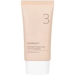 No.3 Porcelain Base-skip Tone Up Beige SPF50+
